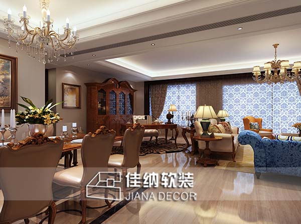 上海知名高端家装设计公司佳纳软装案例